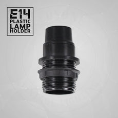 5 Pack E14 Socket Bulb Holder Edison Small Screw Black Plastic Lamp holder ~4359-3