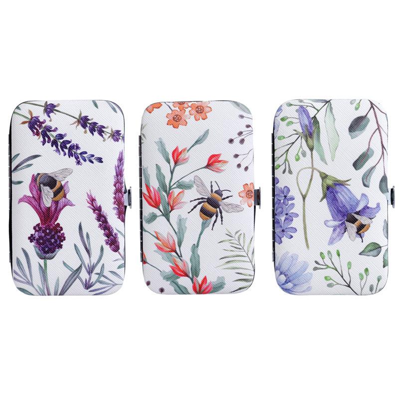 5 Piece Zip Up Shaped Manicure Set - Nectar Meadows NAIL133-0