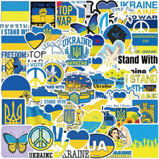 50pcs Ukraine Stickers - Puritific