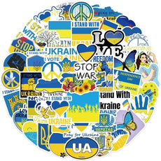 50pcs Ukraine Stickers - Puritific