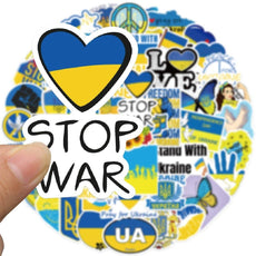 50pcs Ukraine Stickers - Puritific