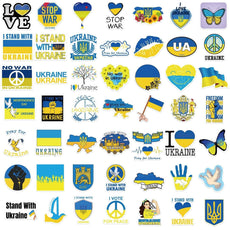 50pcs Ukraine Stickers - Puritific