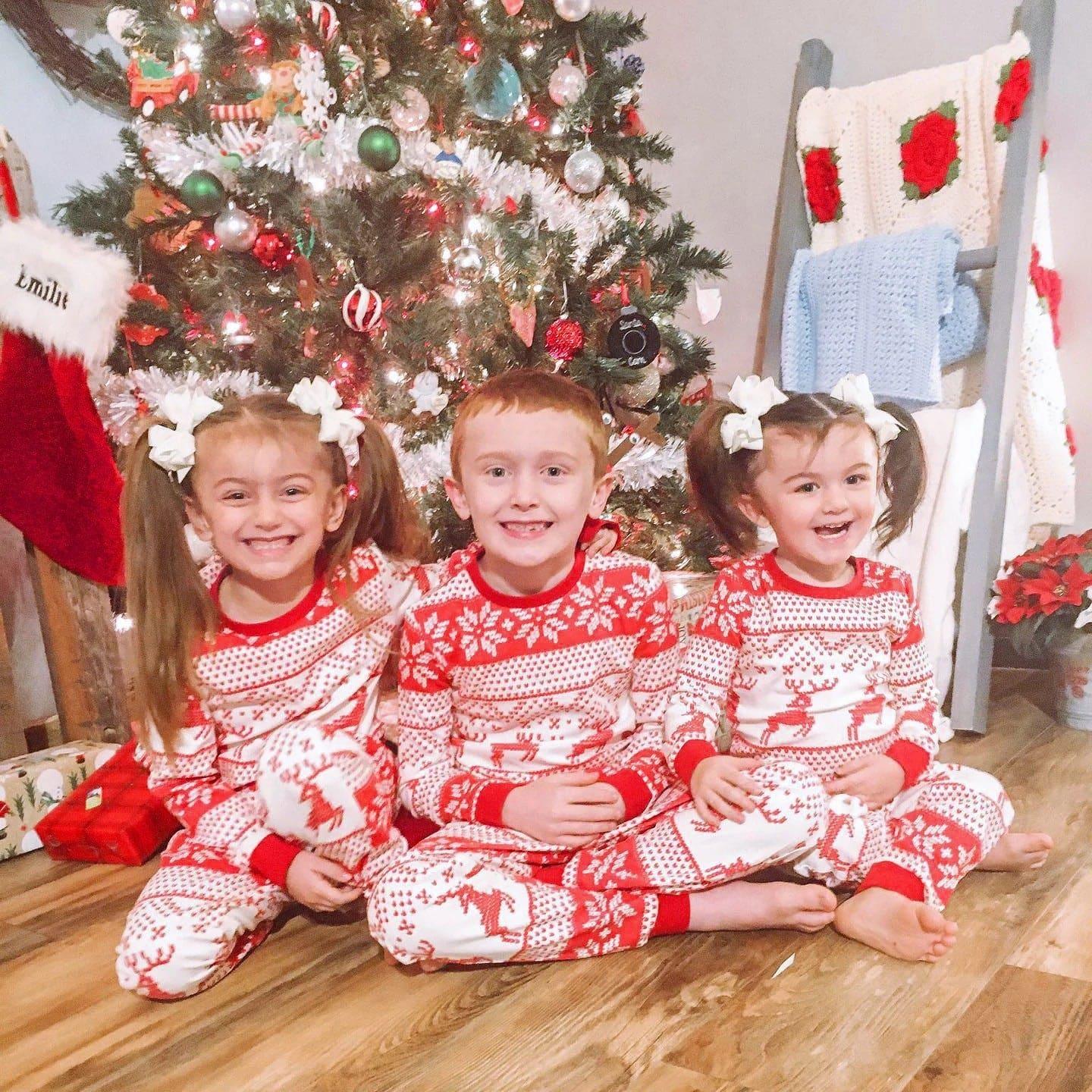 Christmas Pajamas Fall Family Set - Puritific