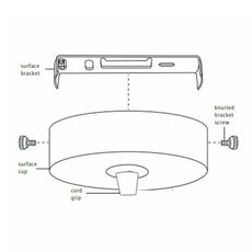 55mm Ceiling Rose Strap Bracket Strap Brace Plate with Accessories Light Fixing~4125-1