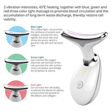 Micro-current Neck Face Massage Device - Puritific