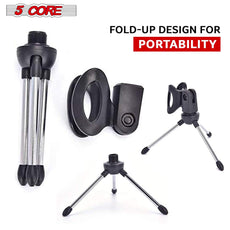 5Core Microphone Stand Tripod Mic Stand Universal Adjustable Desk Microphone arm MINI TRIPOD MIC STAND-6