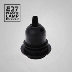 5Pack E27 Light Bulb,Pendant Socket Holder Screw Black Plastic Lamp holder ~4374-1