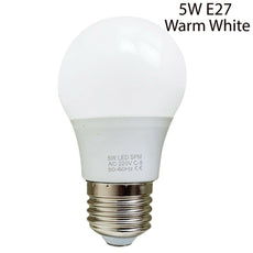 5W E27 Light Bulb Energy Saving Lamp Warm White Globe~1369-0