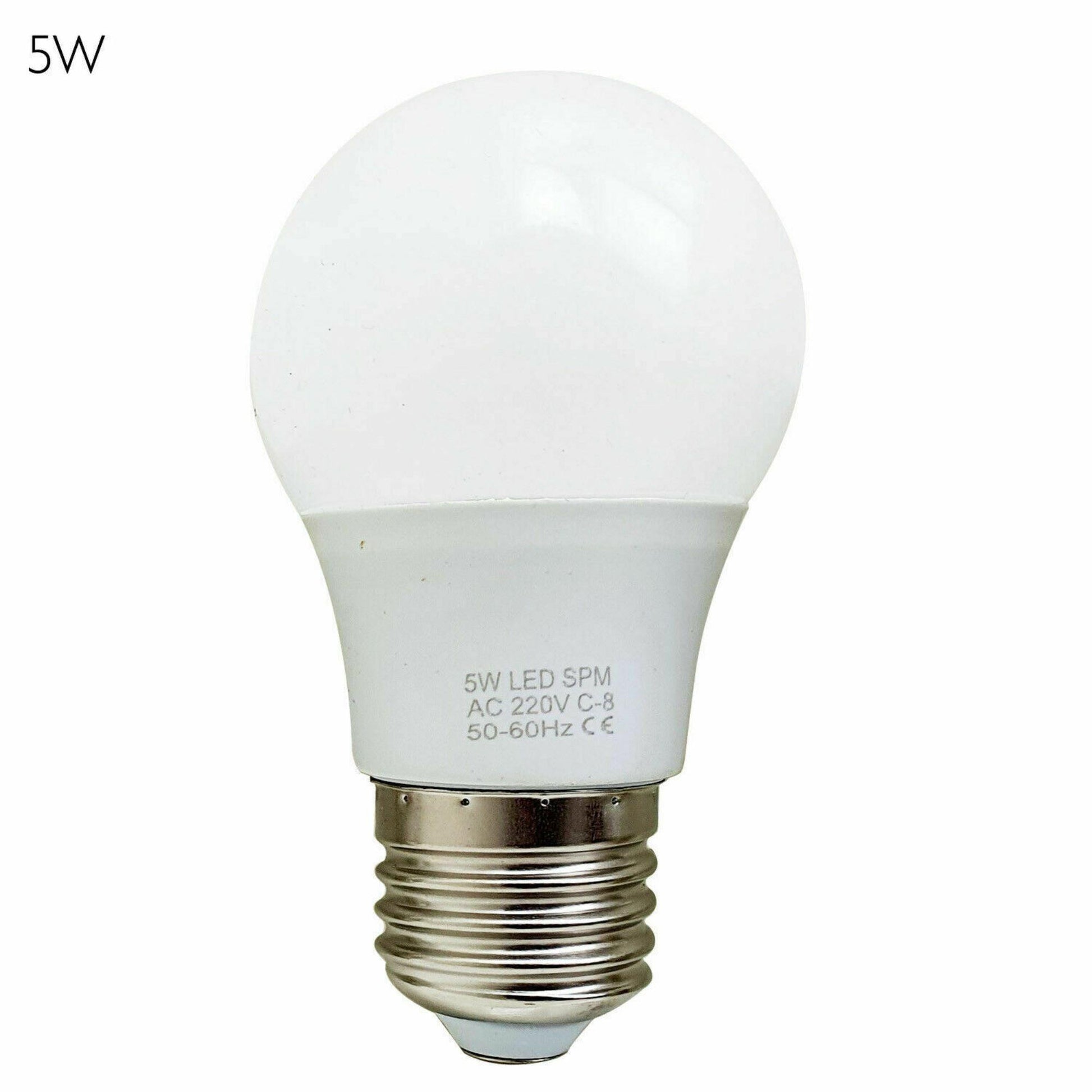 5W E27 Light Bulb Energy Saving Lamp Warm White Globe~1369-1