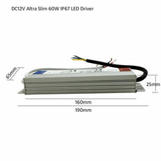 60W LED driver switch power supply transformer IP67 Ultra Slim~2098-8