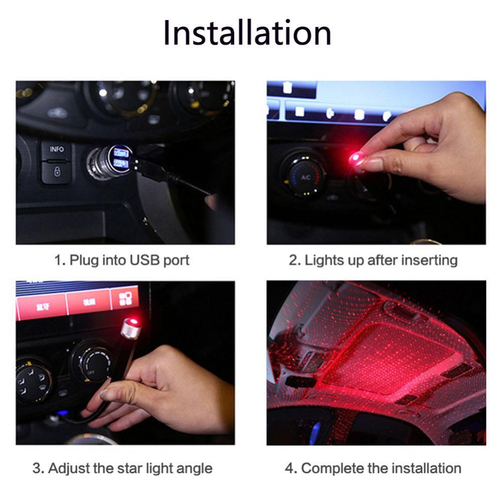 Mini LED Car Night Light Roof Projector - Puritific