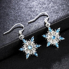 Christmas Snowflake Stud Earrings - Puritific