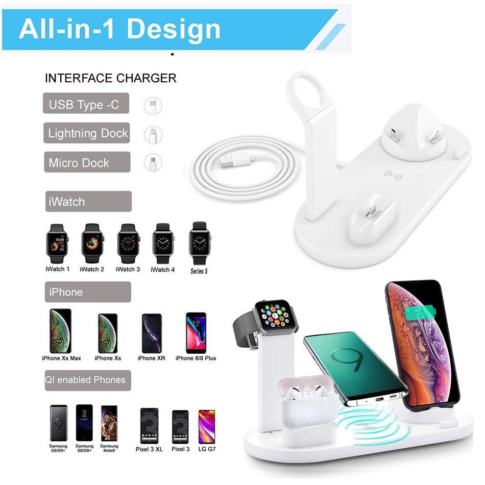 7 in 1 Wireless Charger with Stand - Puritific