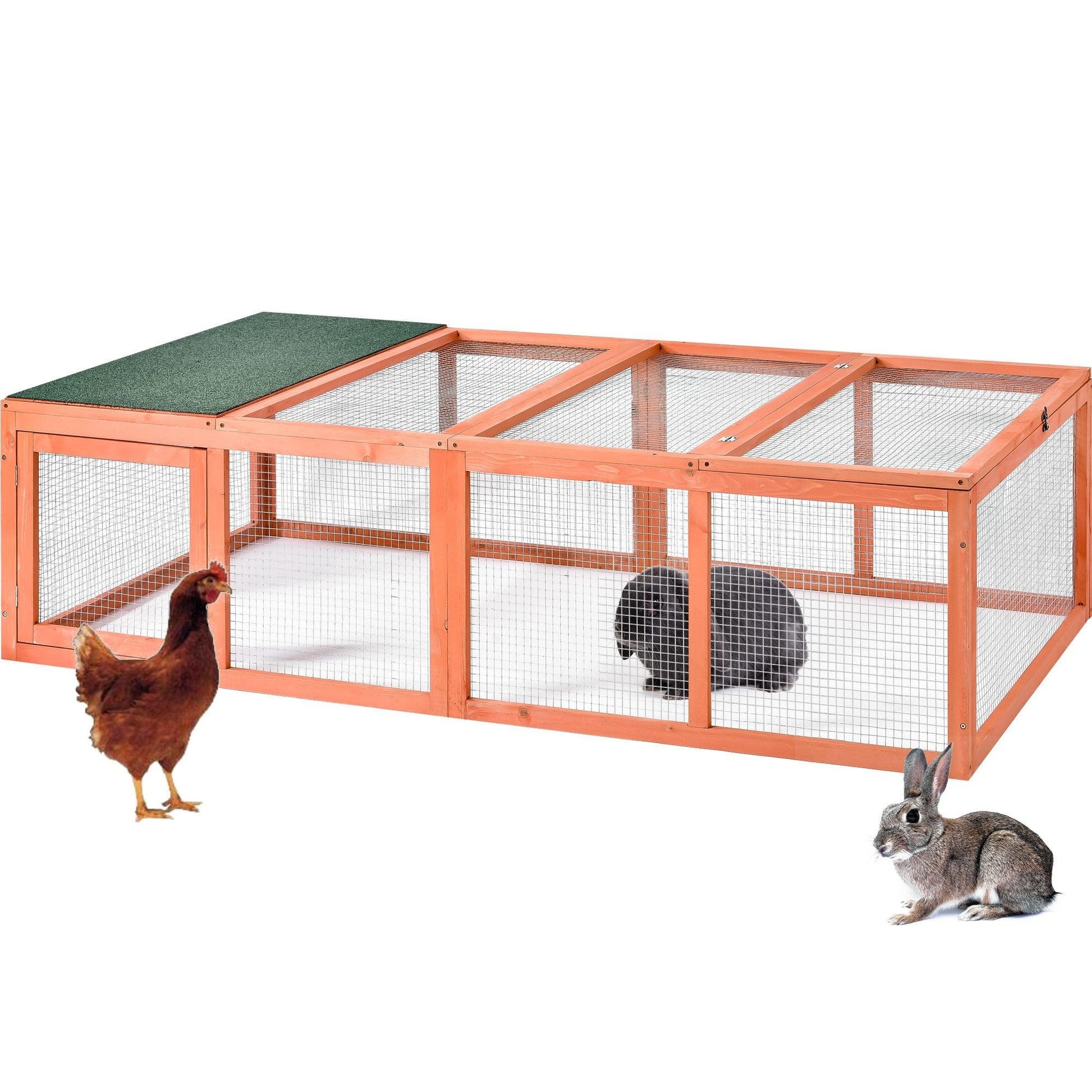 70 Outdoor Bunny Rabbit Hutch Tortoise House - Puritific