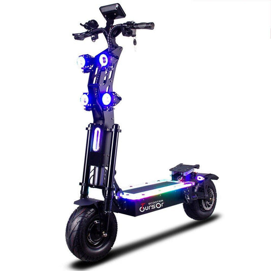 72v 8000W 45Ah13 Inch Off-road High-speed High-power Electric Scooter - Puritific