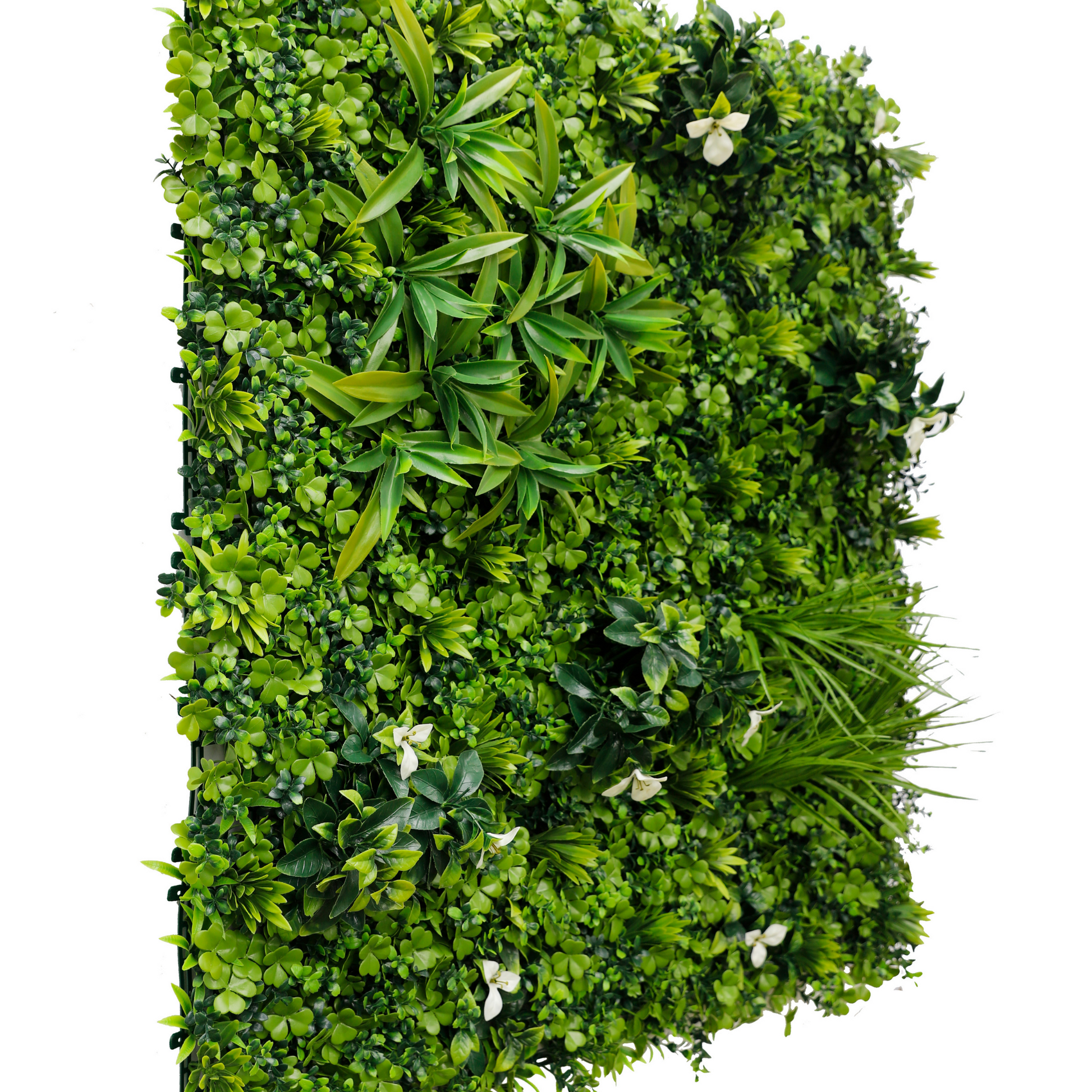 Sample Panel of White Oasis Artificial Vertical Garden (Small Sample) UV Resistant - Puritific