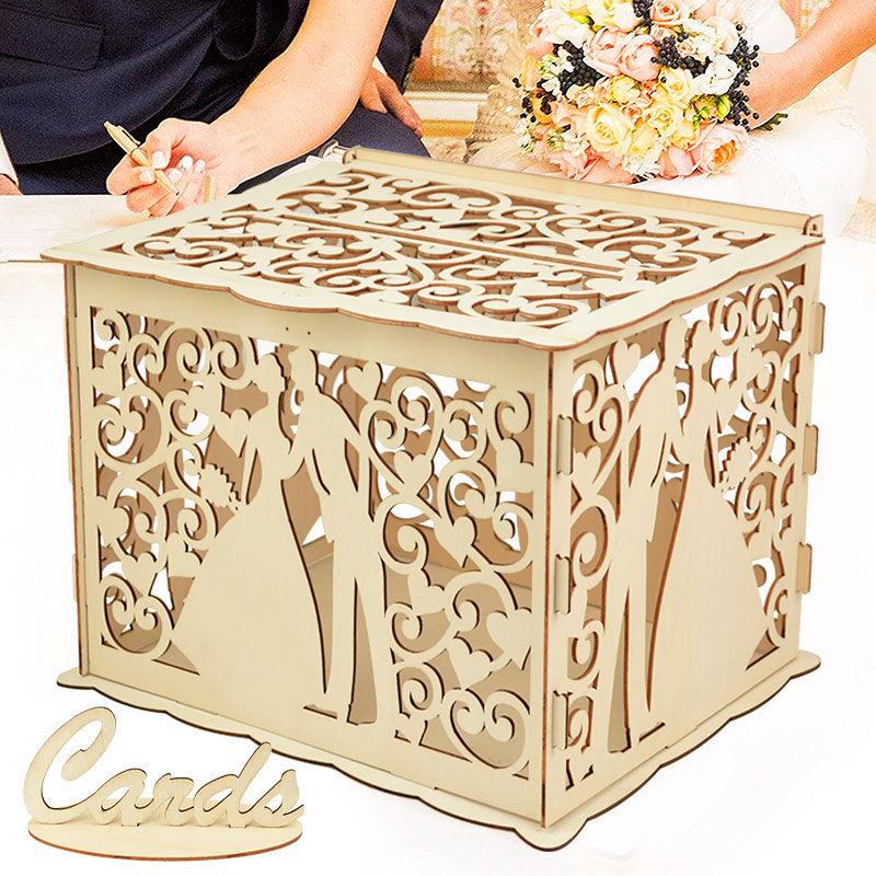 Wooden Wedding Gifts Card Boxes - Puritific