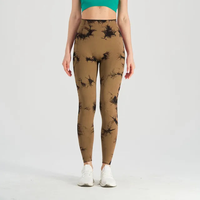 Seamless Tie Dye Leggings - Puritific