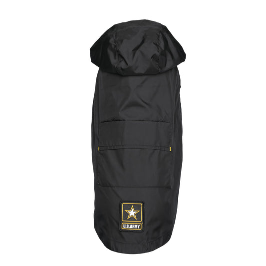 Black Packable Dog Raincoat - Puritific