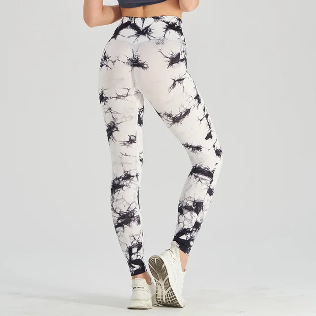 Seamless Tie Dye Leggings - Puritific