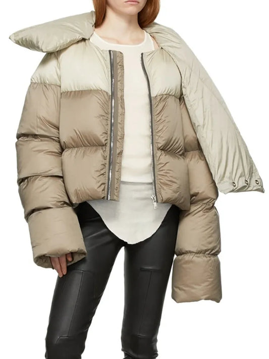 Winter Padded Scarf Coat - Puritific