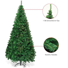 8Ft Artificial PVC Christmas Tree W/Stand - Puritific