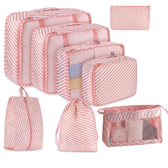 8Pcs/set Large Capacity Travel Organizer - Puritific