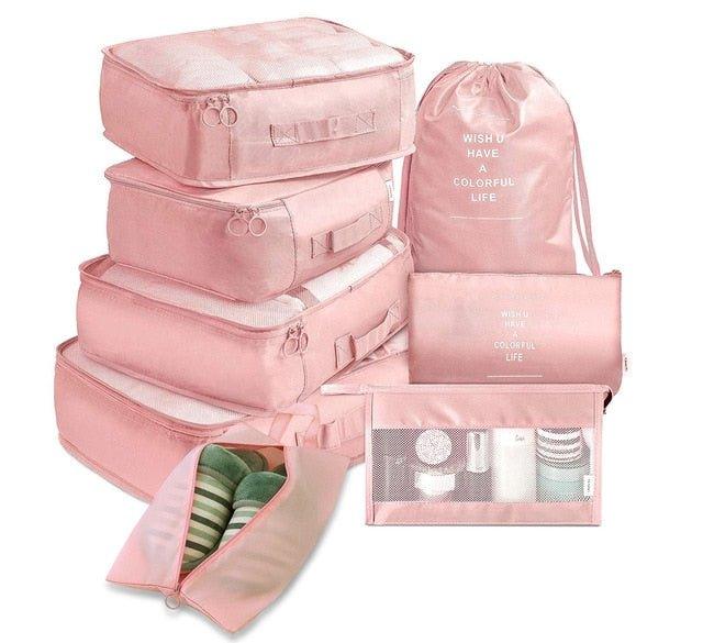 8Pcs/set Large Capacity Travel Organizer - Puritific