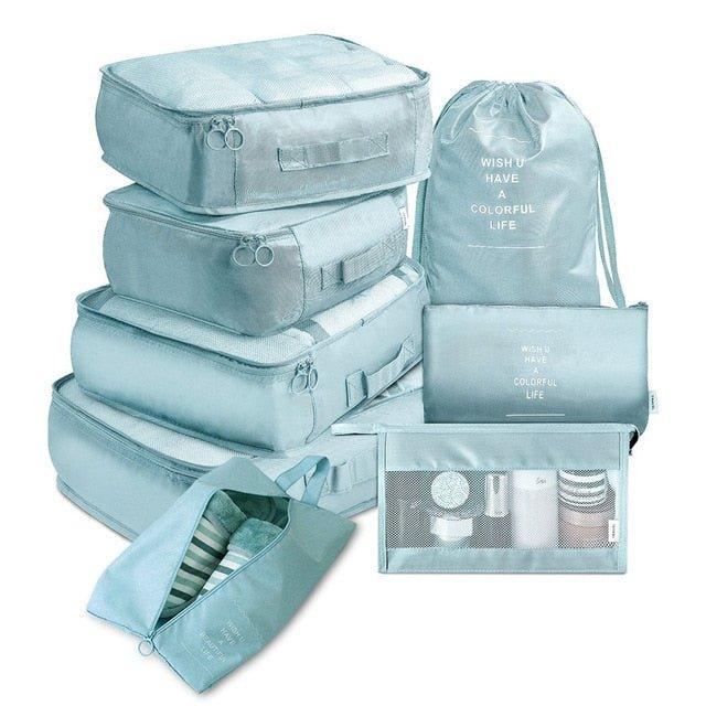 8Pcs/set Large Capacity Travel Organizer - Puritific