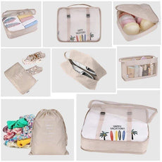 8Pcs/set Large Capacity Travel Organizer - Puritific