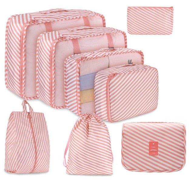 8Pcs/set Large Capacity Travel Organizer - Puritific