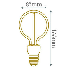 8W Retro LED Soft Filament E27 Decorative Industrial Light~1148-2