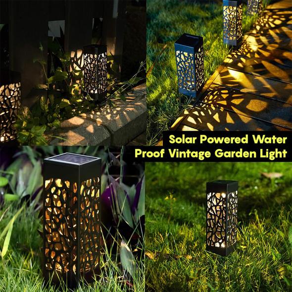 Solar Powered Waterproof Vintage Garden Light - Puritific