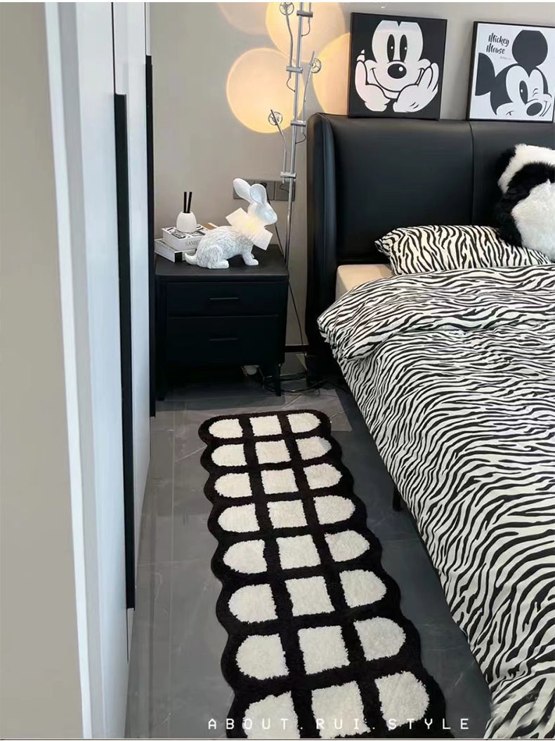 Black & White Runner Rugs - Puritific