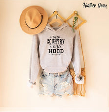 A Little Country A Little Hood Shirt, Country Music Shirt - Puritific