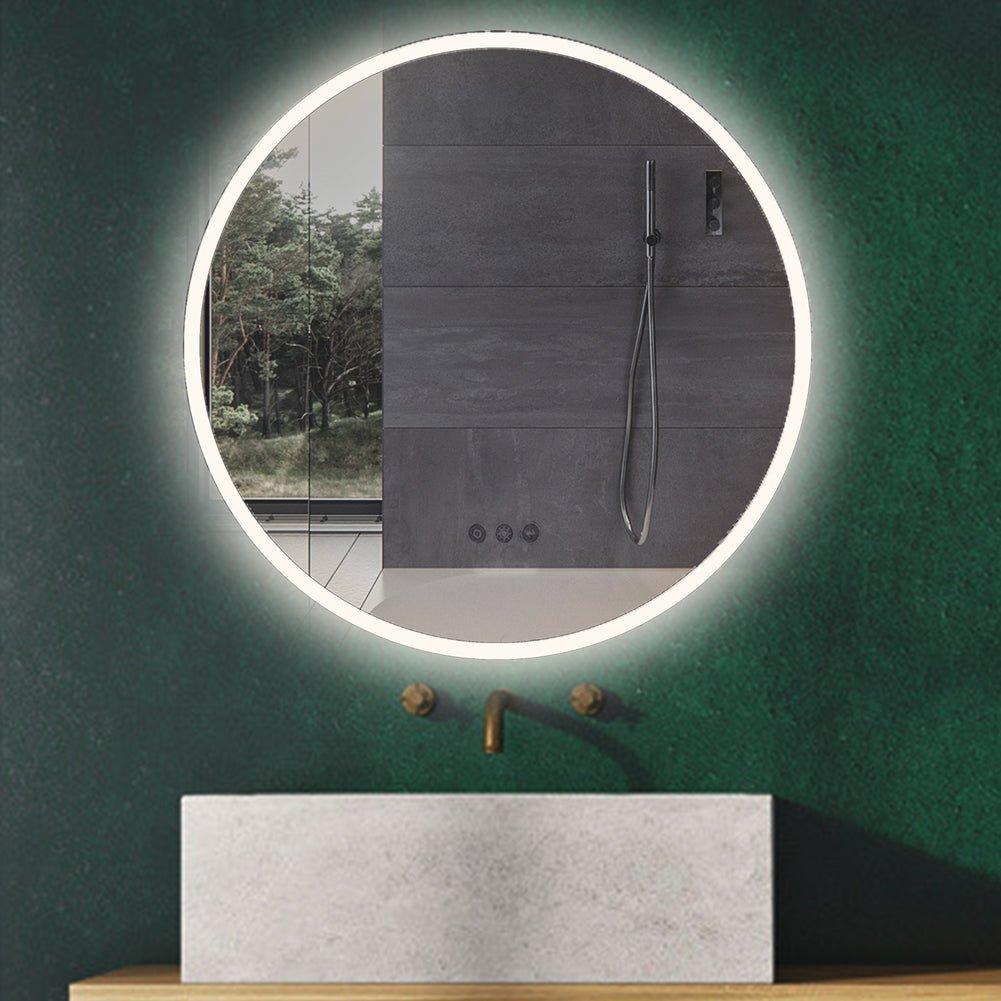 Acrylic Led mirror 24*24 Inches smart Anti fog Touch switch - Puritific