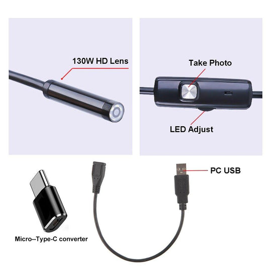 Adjustable LED Car Endoscope Camera - Puritific