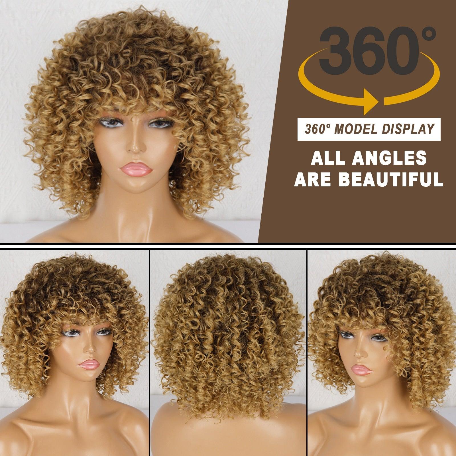 Afro Kinky Curly Wig - Puritific