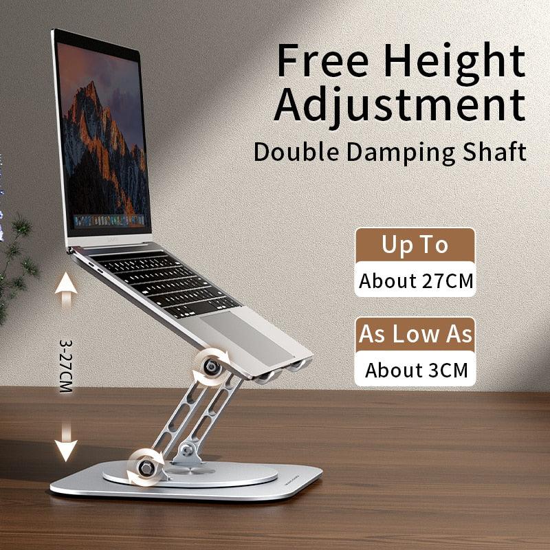 Aluminum Alloy Rotating Laptop Stand - Puritific