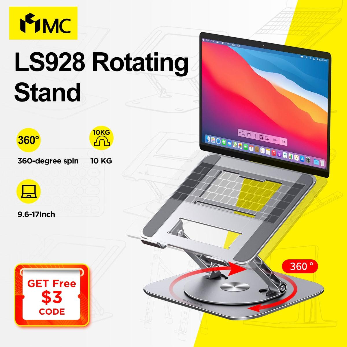 Aluminum Alloy Rotating Laptop Stand - Puritific