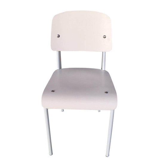 Anaïs Chair - White Seat/Back & White Frame-0