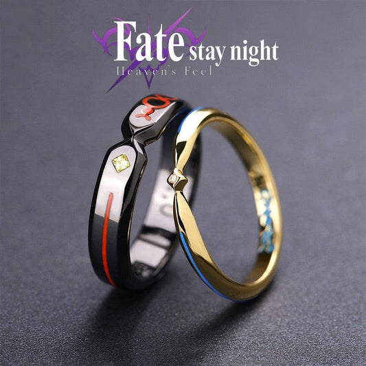 Anime Fate Stay Night Black Saber Rings - Puritific