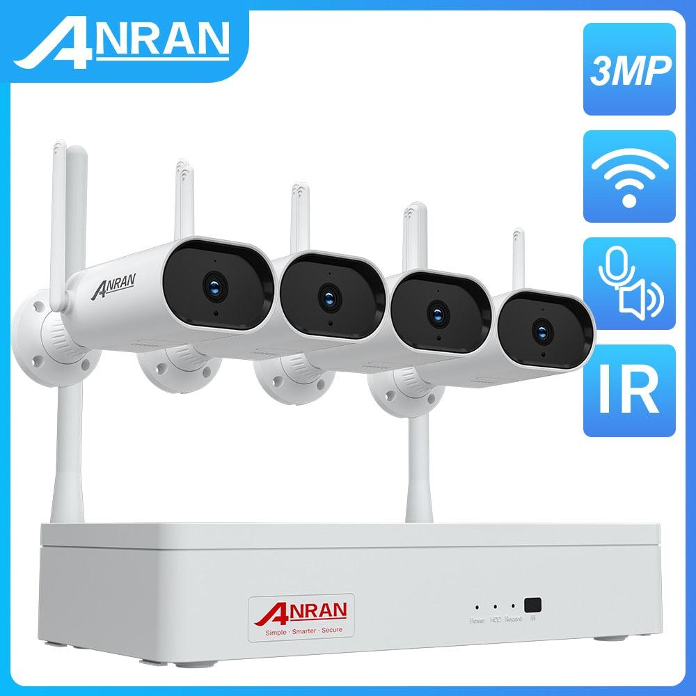 ANRAN cctv Video Kit 3MP Wireless Security Camera - Puritific