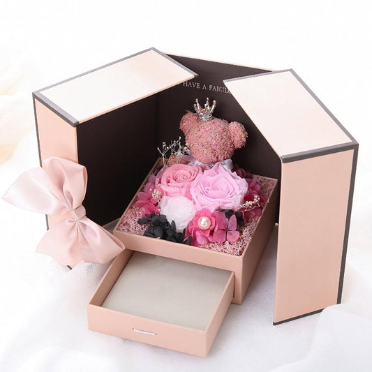 Artificial Flower Jewelry Box - Puritific