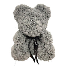 Artificial Flower Rose Teddy Bear - Puritific