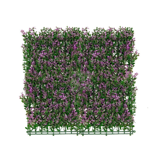 Artificial Purple Lavender Foliage Wall Panels 33 SQ FT UV Resistant - Puritific