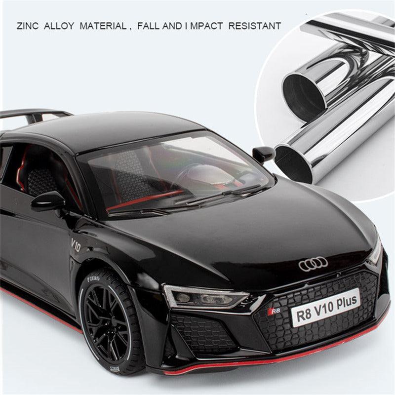 AUDI R8 Coupe V10 Plus Alloy Sports Car Model - Puritific