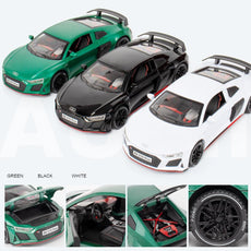 AUDI R8 Coupe V10 Plus Alloy Sports Car Model - Puritific