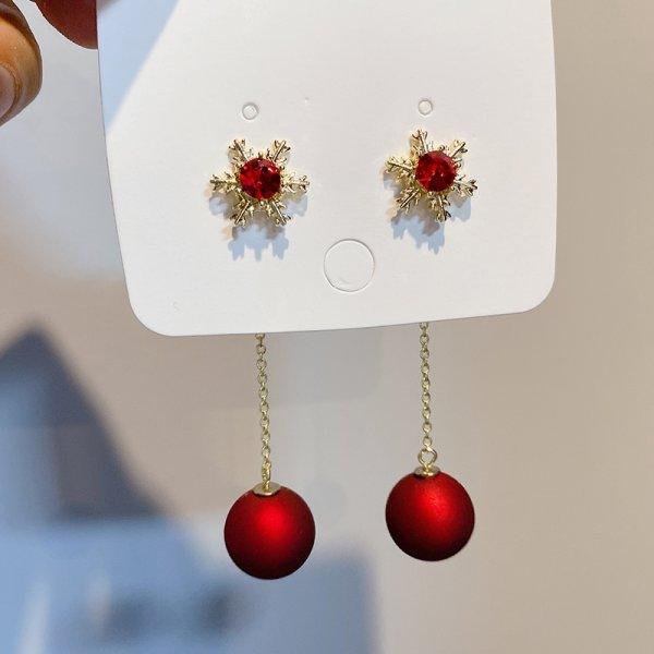 Christmas Snowflake Stud Earrings - Puritific