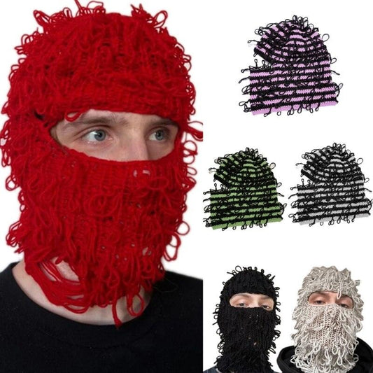 Halloween Balaclava Knit Beanie Hat - Puritific